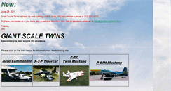 Desktop Screenshot of giantscaletwins.com
